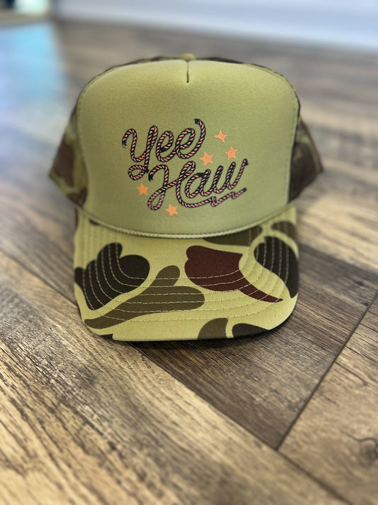 Yee haw trucker hat