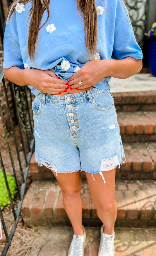 Cut off jean shorts