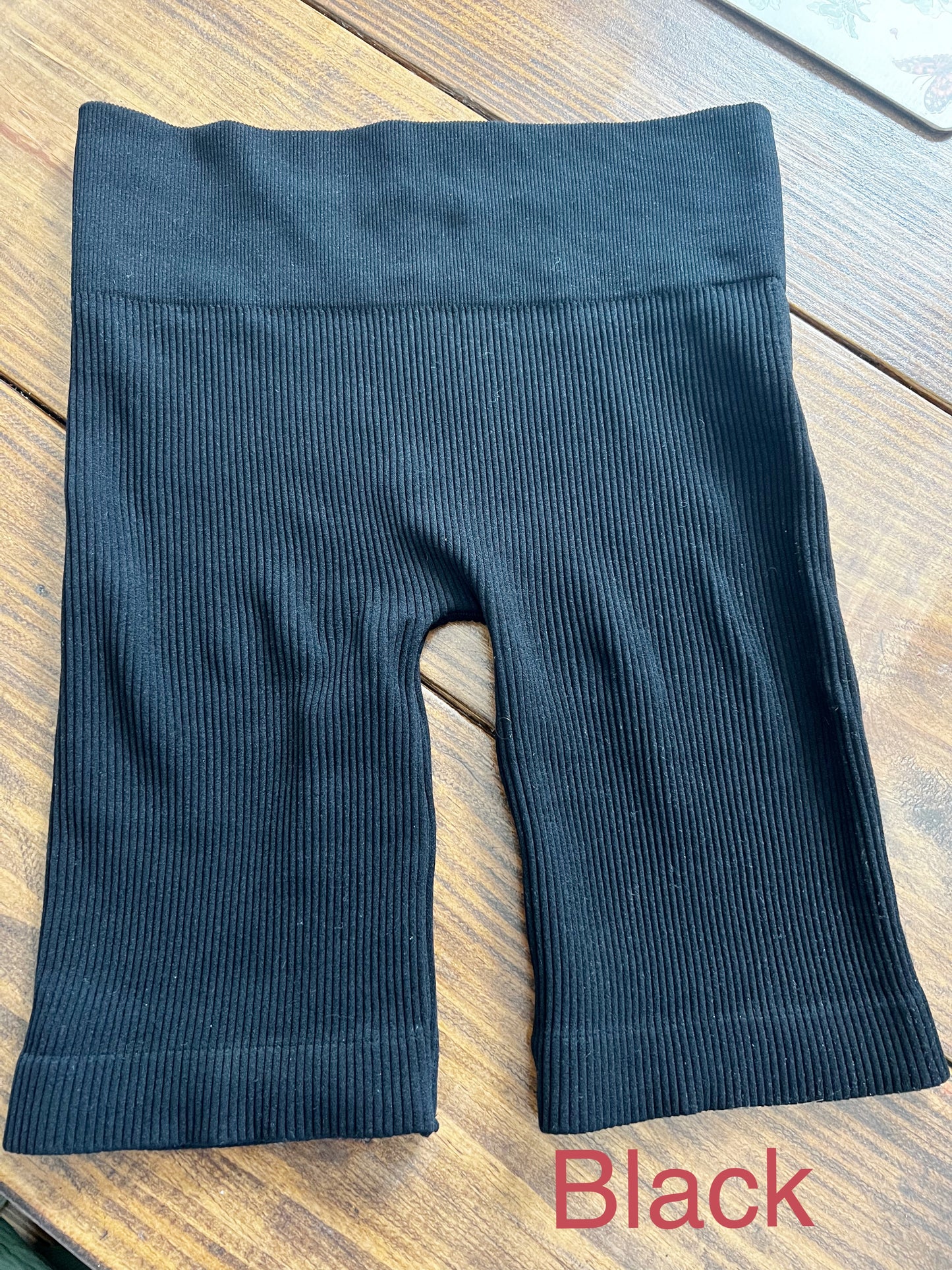 Ribbed Biker Shorts